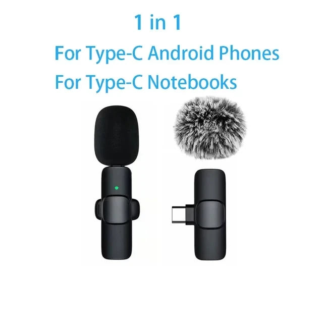Wireless Lavalier Microphone for iPhone